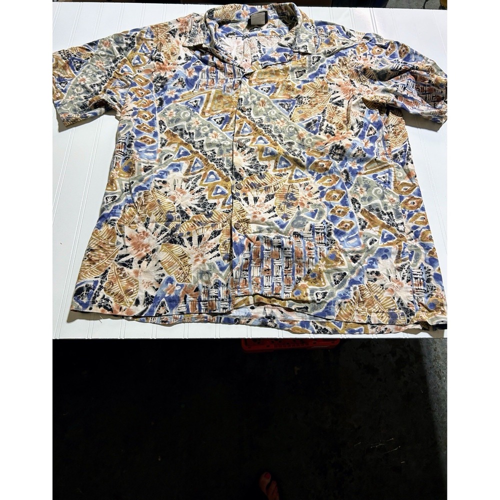 Hilo Hatti Hawaiian Shirt Men's XL Vacation Tropical Summer Cruise Wear Luau USA